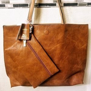 Handbag Republic vegan leather set NWT